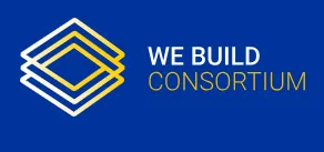 WE BUILD logo